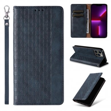Dėklas Magnet Strap Case Samsung Galaxy S23 Mėlynas 6