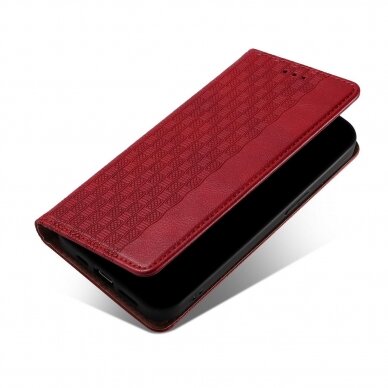 Dėklas Magnet Strap Case for Xiaomi Redmi Note 11 Pro Raudonas 9