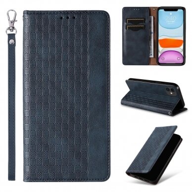 Dėklas Magnet Strap Case for iPhone 13 mini Mėlynas 2