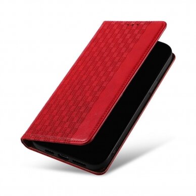 Dėklas Magnet Strap Case Samsung Galaxy S23 Raudonas 4