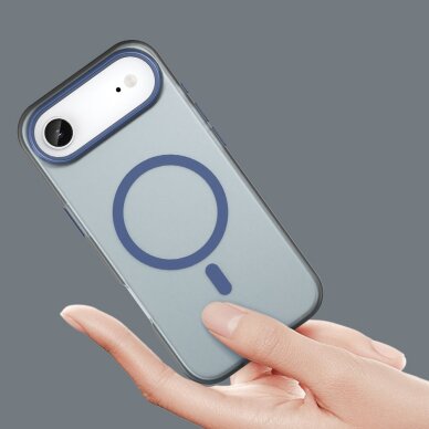 iPhone 17 Air Magnetic Abrasive dėklas, suderinamas su MagSafe – matinės mėlynos spalvos 4 iPhone 17 Air Magnetic Abrasive dėklas, suderinamas su MagSafe – matinės mėlynos spalvos 4