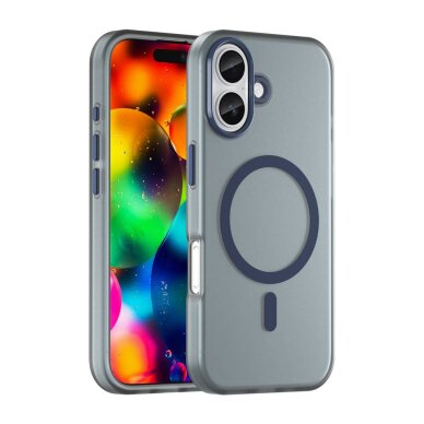 iPhone 17 Magnetic Abrasive dėklas, suderinamas su MagSafe – matinės mėlynos spalvos iPhone 17 Magnetic Abrasive dėklas, suderinamas su MagSafe – matinės mėlynos spalvos