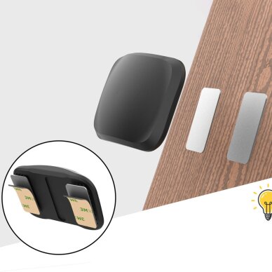 AirTag magnetinis dėklas – juodas 5 AirTag magnetinis dėklas – juodas 5