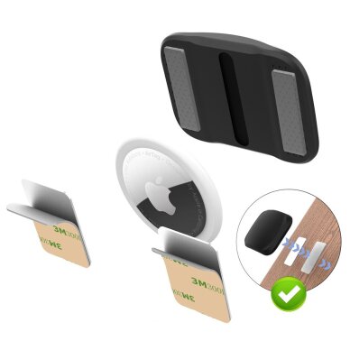 AirTag magnetinis dėklas – juodas 7 AirTag magnetinis dėklas – juodas 7