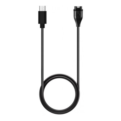 Magnetinis įkroviklis skirtas Garmin išmaniesiems laikrodžiams su USB-C jungtimi – juodas 5