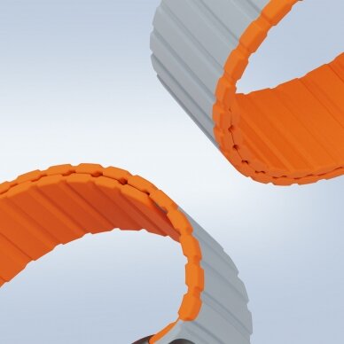 Apyrankė Dux Ducis Magnetic Strap for Apple Watch SE, 9, 8, 7, 6, 5, 4, 3, 2, 1 (41, 40, 38 mm) (LD Version) - Pilka/Oranžinė 7 Apyrankė Dux Ducis Magnetic Strap for Apple Watch SE, 9, 8, 7, 6, 5, 4, 3, 2, 1 (41, 40, 38 mm) (LD Version) - Pilka/Oranžinė 7