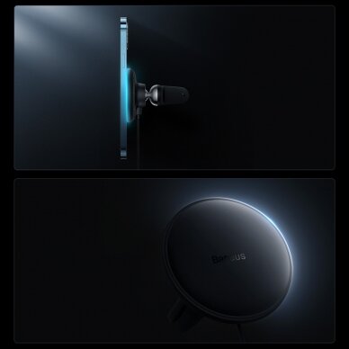 MagSafe 15W USB C 25W Baseus CW01 inductive car charger - black 12 MagSafe 15W USB C 25W Baseus CW01 inductive car charger - black 12