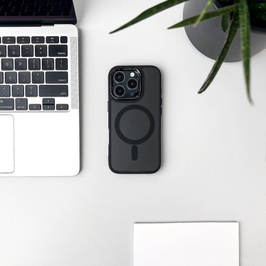 Samsung Galaxy S25 FE Fashion MagSafe dėklas – matinės juodos spalvos 1