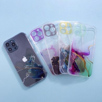 Dėklas Marble Case for iPhone 12 Pro Max Rudas 6