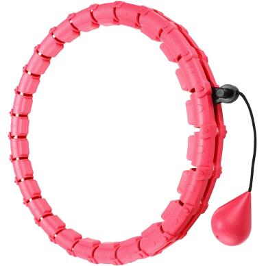 Masažuojantis gimnastikos lankas Smart Hula Hoop HHP002 rožinis Masažuojantis gimnastikos lankas Smart Hula Hoop HHP002 rožinis
