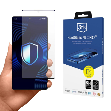 Samsung Galaxy S25 Ultra matinio grūdinto stiklo 3mk HardGlass Matt Max apsauga