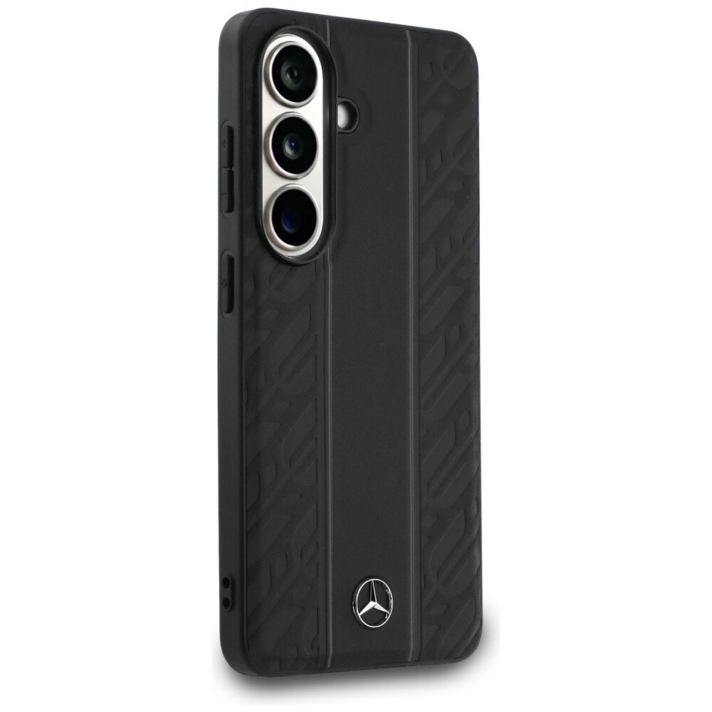 Samsung Galaxy S26 Mercedes Laurel Leaves Vertical Stripes MagSafe dėklas – juodas 3