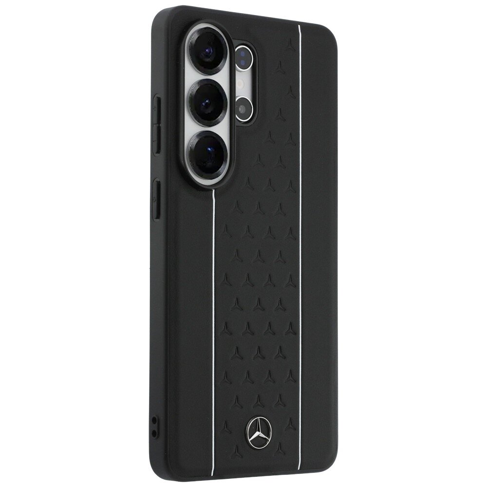 Samsung Galaxy S26 Ultra Mercedes Laurel Leaves Vertical Stripes MagSafe dėklas – juodas ir baltas 3 Samsung Galaxy S26 Ultra Mercedes Laurel Leaves Vertical Stripes MagSafe dėklas – juodas ir baltas 3