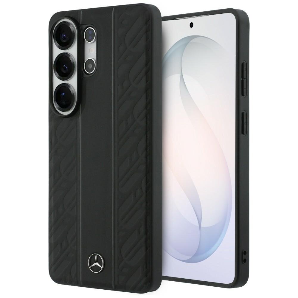 Samsung Galaxy S26 Ultra Mercedes Laurel Leaves Vertical Stripes MagSafe dėklas – juodas