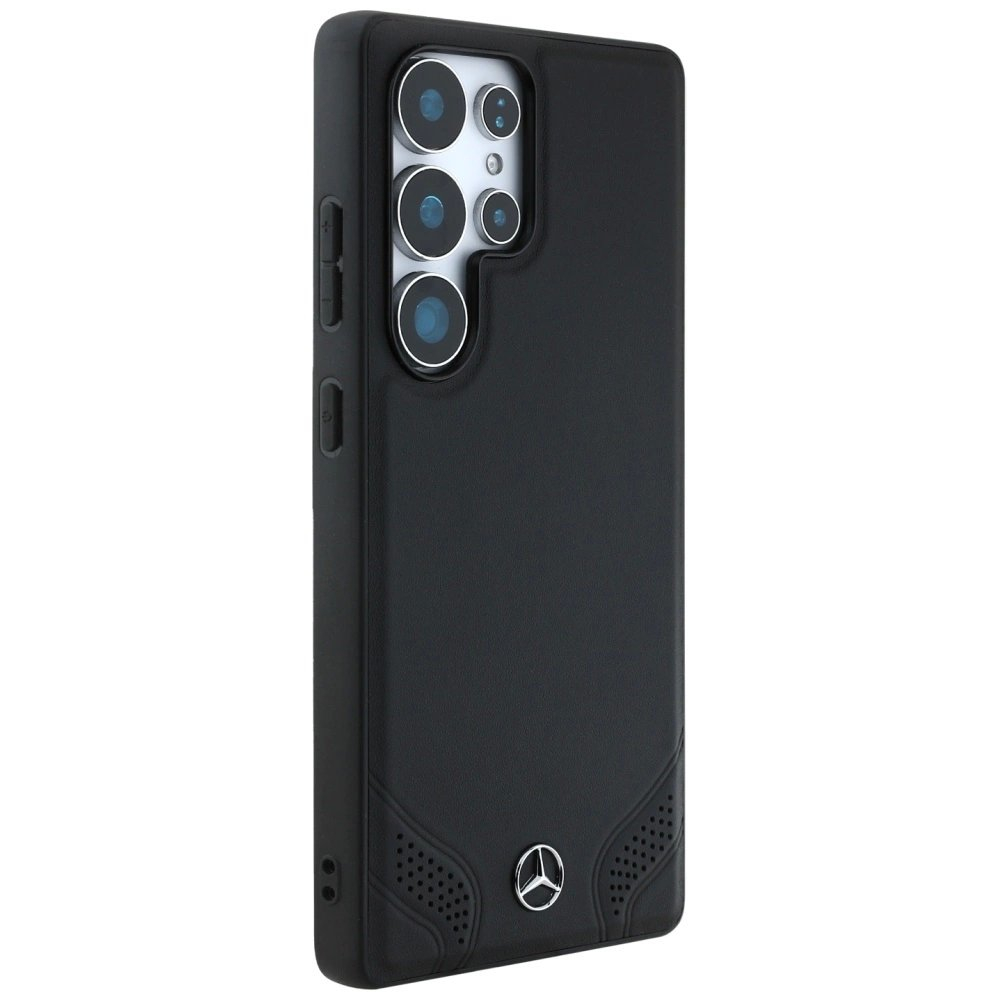 Mercedes Odinis Curved Stitches Dėklas skirtas Samsung Galaxy S25 Ultra - Juodas 3 Mercedes Odinis Curved Stitches Dėklas skirtas Samsung Galaxy S25 Ultra - Juodas 3