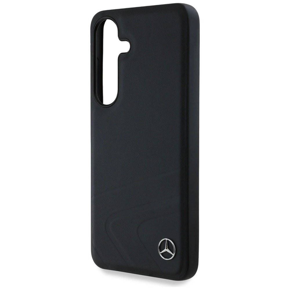 Mercedes Odinis Horizontal Debossed Curves MagSafe Dėklas skirtas Samsung Galaxy S25 - Juodas 5 Mercedes Odinis Horizontal Debossed Curves MagSafe Dėklas skirtas Samsung Galaxy S25 - Juodas 5