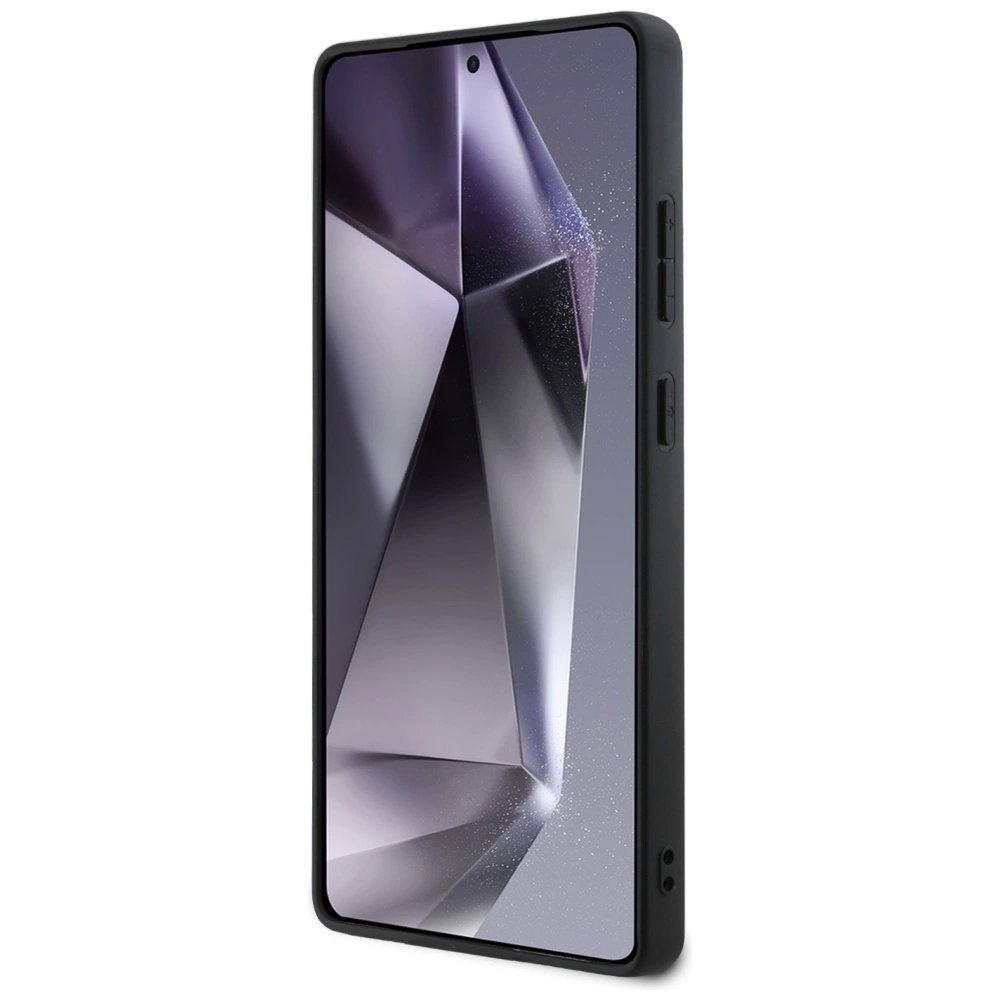 Mercedes Odinis Horizontal Debossed Curves MagSafe Dėklas skirtas Samsung Galaxy S25 Ultra - Juodas 4