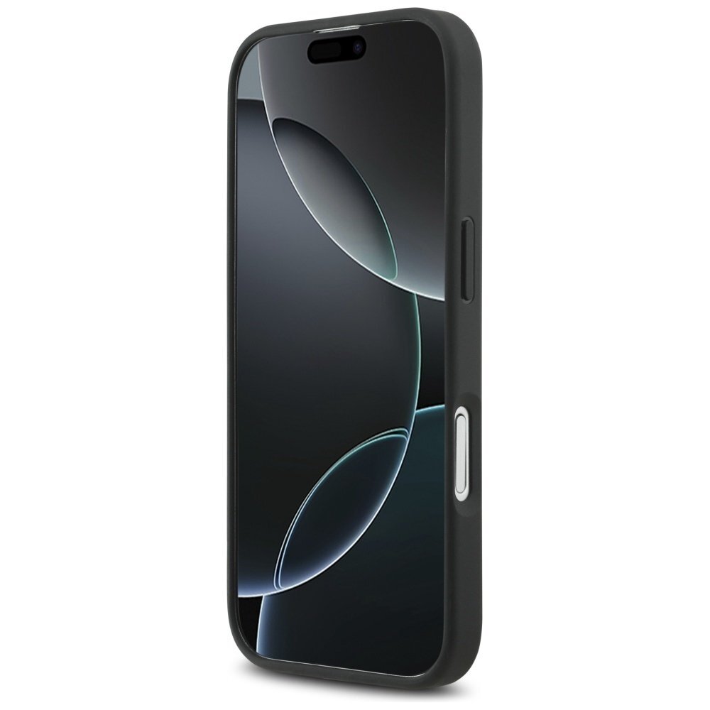 iPhone 17 Mercedes Leather Star Pattern Stripes MagSafe dėklas – juodas 4 iPhone 17 Mercedes Leather Star Pattern Stripes MagSafe dėklas – juodas 4