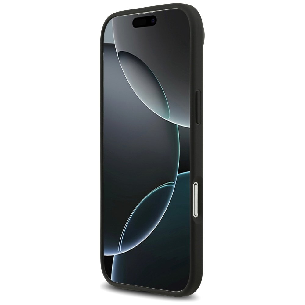 iPhone Air dėklas Mercedes Leather Star Pattern Stripes, MagSafe – juodas 4