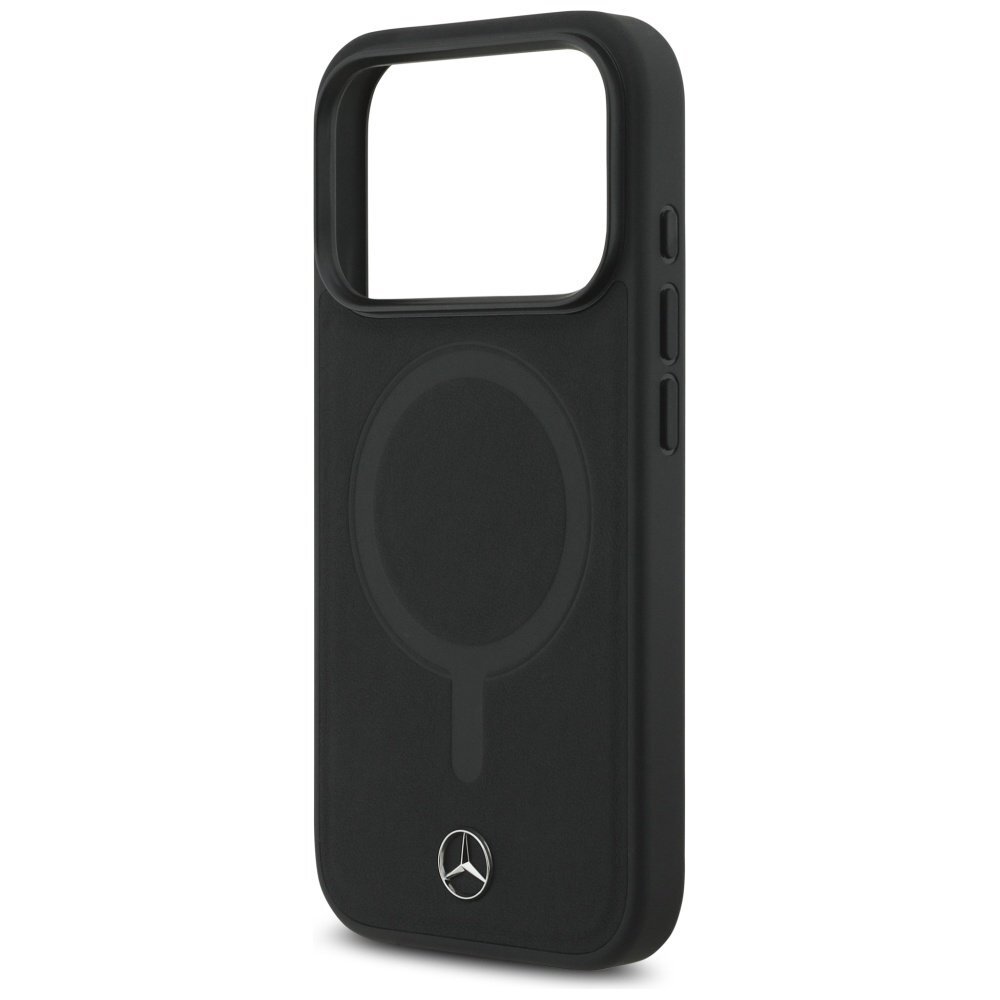 iPhone 17 Pro dėklas Mercedes Plain Smooth Leather su MagSafe – juodas 5 iPhone 17 Pro dėklas Mercedes Plain Smooth Leather su MagSafe – juodas 5