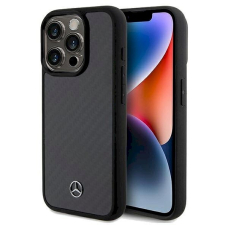 Mercedes Anglies pluošto Dynamic dėklas skirtas iPhone 15 Pro - Juodas