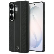 Samsung Galaxy S26 Ultra Mercedes Laurel Leaves Vertical Stripes MagSafe dėklas – juodas