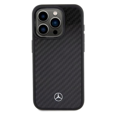 Mercedes Anglies pluošto Dynamic dėklas skirtas iPhone 15 Pro - Juodas 2