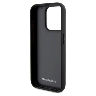 Mercedes Anglies pluošto Dynamic dėklas skirtas iPhone 15 Pro - Juodas 6