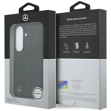 Samsung Galaxy S26 Mercedes Laurel Leaves MagSafe dėklas – juodas 7