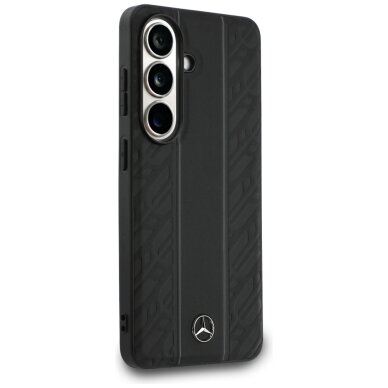 Samsung Galaxy S26 Mercedes Laurel Leaves Vertical Stripes MagSafe dėklas – juodas 3