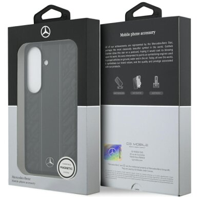 Samsung Galaxy S26 Mercedes Laurel Leaves Vertical Stripes MagSafe dėklas – juodas 7 Samsung Galaxy S26 Mercedes Laurel Leaves Vertical Stripes MagSafe dėklas – juodas 7