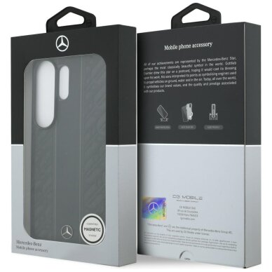 Samsung Galaxy S26 Ultra Mercedes Laurel Leaves Vertical Stripes MagSafe dėklas – juodas 7 Samsung Galaxy S26 Ultra Mercedes Laurel Leaves Vertical Stripes MagSafe dėklas – juodas 7