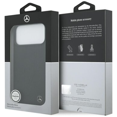 iPhone 17 Pro Max dėklas Mercedes Leather Large Laurel Leave, MagSafe – juodas 7 iPhone 17 Pro Max dėklas Mercedes Leather Large Laurel Leave, MagSafe – juodas 7