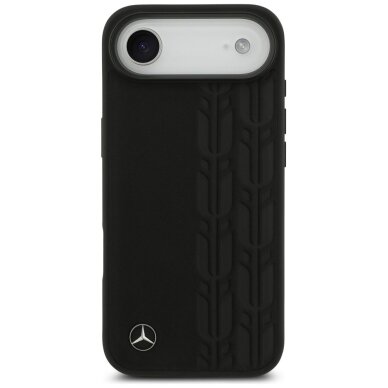 iPhone Air dėklas Mercedes Leather Laurel Leaves, MagSafe – juodas 2