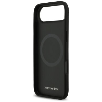iPhone Air dėklas Mercedes Leather Laurel Leaves, MagSafe – juodas 6