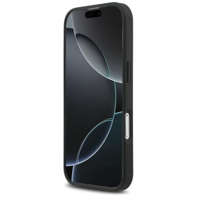 iPhone 17 Mercedes odinis dėklas su laurų juostomis ir MagSafe - juodas 4 iPhone 17 Mercedes odinis dėklas su laurų juostomis ir MagSafe - juodas 4
