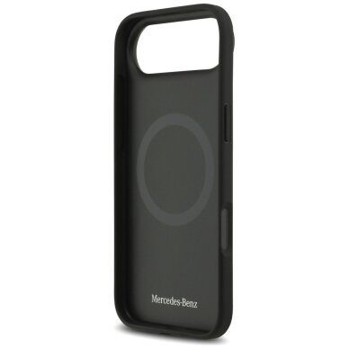 iPhone Air dėklas Mercedes Leather Star Pattern Stripes, MagSafe – juodas 6 iPhone Air dėklas Mercedes Leather Star Pattern Stripes, MagSafe – juodas 6