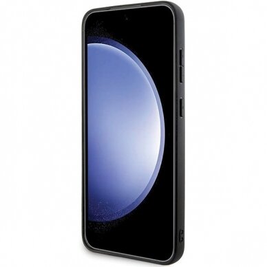 Mercedes Leather Textured Plain MagSafe Dėklas Samsung Galaxy S24+ - Juodas 4 Mercedes Leather Textured Plain MagSafe Dėklas Samsung Galaxy S24+ - Juodas 4