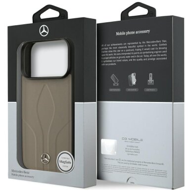 iPhone 17 Pro Mercedes odinis The Move dėklas su MagSafe – smėlio 7