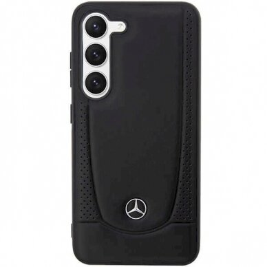 Samsung Galaxy S23 FE Dėklas Mercedes Leather Urban – juodas 2