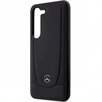 Samsung Galaxy S23 FE Dėklas Mercedes Leather Urban – juodas 5