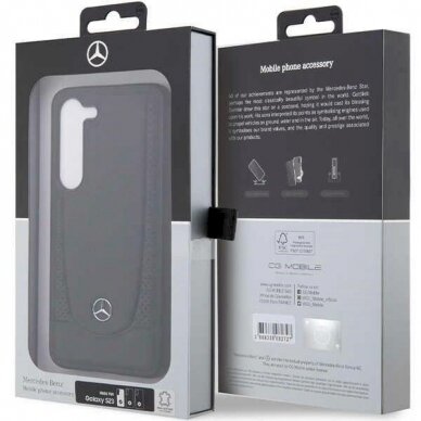 Samsung Galaxy S23 FE Dėklas Mercedes Leather Urban – juodas 7