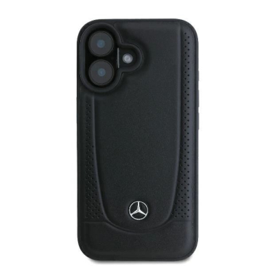 iPhone 16 Plus – Mercedes Leather Urban dėklas - Juodas 2