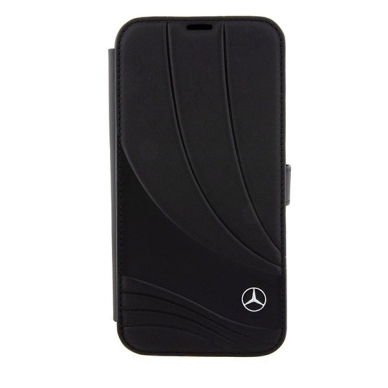 Mercedes Odinis Wave Pattern iPhone 15 Pro Dėklas - Juodas 2