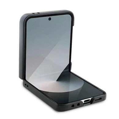 Mercedes Leather Wood Imitation MagSafe Dėklas Samsung Galaxy Z Flip 6 - Juodas 3 Mercedes Leather Wood Imitation MagSafe Dėklas Samsung Galaxy Z Flip 6 - Juodas 3