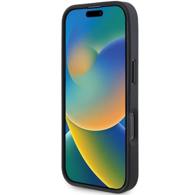 Dėklas Mercedes MB Mėlynas Line Leather MagSafe iPhone 16 Pro Max - Mėlynas 4 Dėklas Mercedes MB Mėlynas Line Leather MagSafe iPhone 16 Pro Max - Mėlynas 4