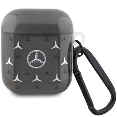 Mercedes MEA28DPMGS AirPods 1/2 cover Juodas/Juodas Large Star Pattern