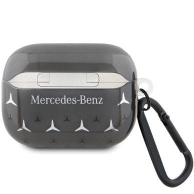 Mercedes MEAP28DPMGS AirPods Pro 2 (2022/2023) cover Juodas Large Star Pattern 1 Mercedes MEAP28DPMGS AirPods Pro 2 (2022/2023) cover Juodas Large Star Pattern 1
