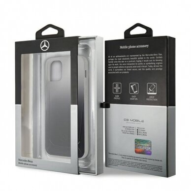 Originalus Mercedes Dėklas Mehcp12Sargbk Iphone 12 Mini 5,4" Juodas permatomas Line 6 Originalus Mercedes Dėklas Mehcp12Sargbk Iphone 12 Mini 5,4" Juodas permatomas Line 6