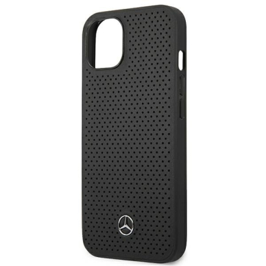 Dėklas Mercedes Leather Perforated MEHCP13MDELBK iPhone 13 Juodas 5
